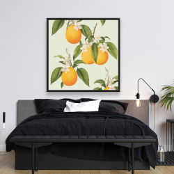 Framed 48 x 48 - Suspended oranges