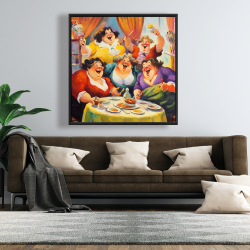 Framed 48 x 48 - The buffet