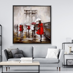 Encadré 48 x 48 - Promenade sur le pont brooklyn