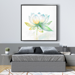 Encadré 48 x 48 - Fleur de lotus