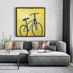 Encadré 48 x 48 - Bicyclette bleue