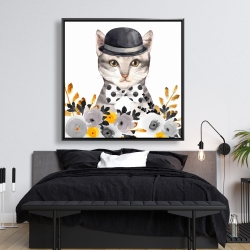 Encadré 48 x 48 - Chic cat