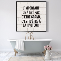 Encadré 48 x 48 - L'important ce n'est pas d'être grand...