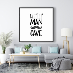 Encadré 48 x 48 - Little man cave