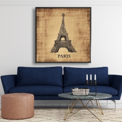 Encadré 48 x 48 - Illustration de la tour eiffel