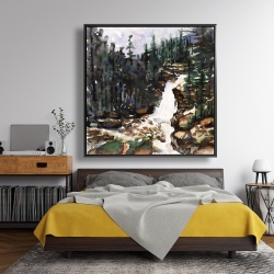 Framed 48 x 48 - Falls of alberta