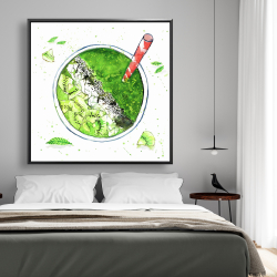 Framed 48 x 48 - Green smoothie