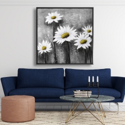 Encadré 48 x 48 - Marguerites