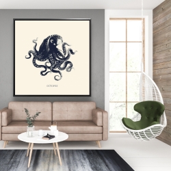 Framed 48 x 48 - Octopus