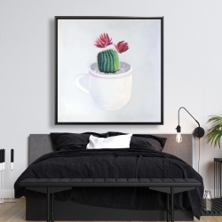 Encadré 48 x 48 - Mini cactus dans une tasse