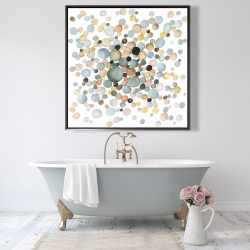 Framed 48 x 48 - Little bubbles