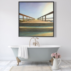 Framed 48 x 48 - Footbridge