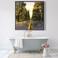 Framed 48 x 48 - Long road