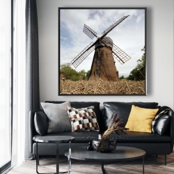 Framed 48 x 48 - Windmill