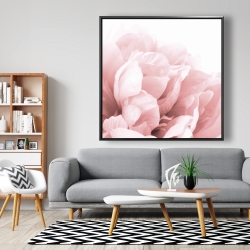 Framed 48 x 48 - Peony flower dream