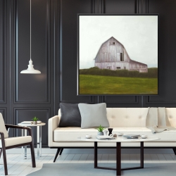 Framed 48 x 48 - Rustic barn