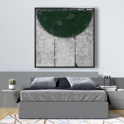 Encadré 48 x 48 - Demi-cercle vert