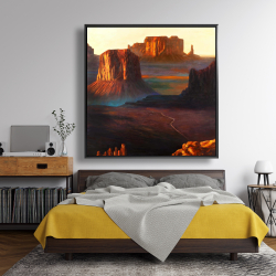 Encadré 48 x 48 - Monument valley tribal park dans l'arizona