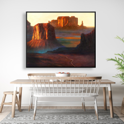 Encadré 48 x 60 - Monument valley tribal park dans l'arizona