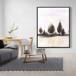 Framed 48 x 60 - Landscape of trees