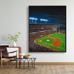 Encadré 48 x 60 - Partie de baseball