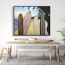 Framed 48 x 60 - Surfboards