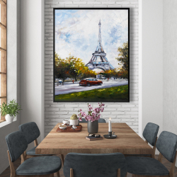 Encadré 48 x 60 - Conduire près de la tour eiffel