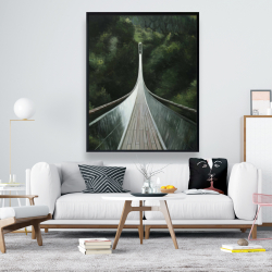 Framed 48 x 60 - Steep bridge