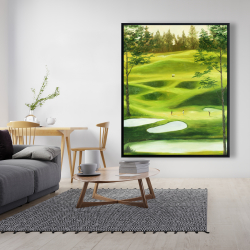 Encadré 48 x 60 - Grand terrain de golf