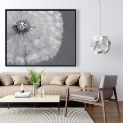 Framed 48 x 60 - Dandelion puff ball