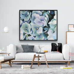 Encadré 48 x 60 - Fleurs hortensia