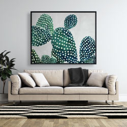 Encadré 48 x 60 - Cactus opuntia