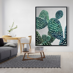 Encadré 48 x 60 - Cactus opuntia