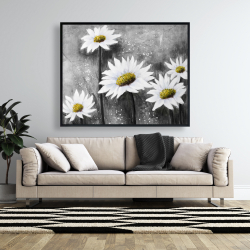 Encadré 48 x 60 - Marguerites