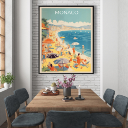 Framed 48 x 60 - Monaco