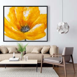 Encadré 48 x 60 - Magnifique fleur jaune