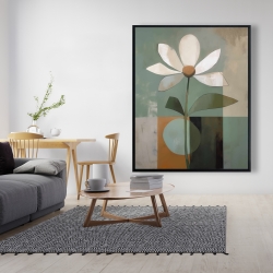 Framed 48 x 60 - Abstract petals