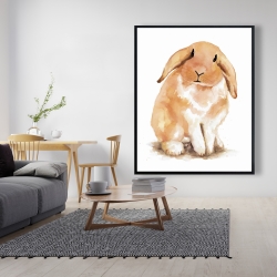 Encadré 48 x 60 - Lapin bélier