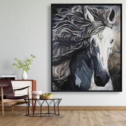 Framed 48 x 60 - Front wild horse
