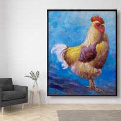 Framed 48 x 60 - Beautiful rooster