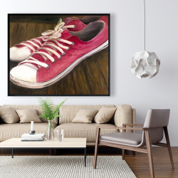 Encadré 48 x 60 - Espadrilles rose