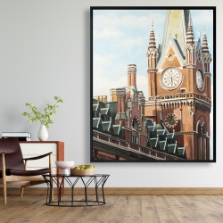 Encadré 48 x 60 - St-pancras station à londres