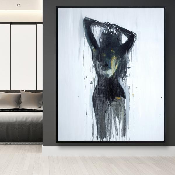 Encadré 48 x 60 - Silhouette féminine