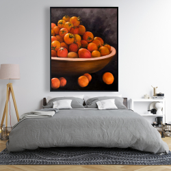 Encadré 48 x 60 - Bol de tomates cerises