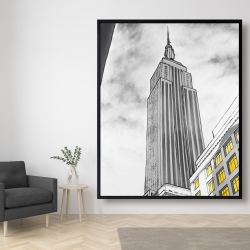 Encadré 48 x 60 - Tracé de l'empire state building