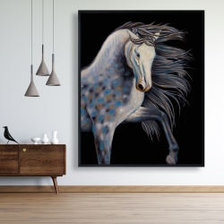 Encadré 48 x 60 - Cheval abstrait