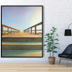 Framed 48 x 60 - Footbridge