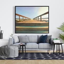 Framed 48 x 60 - Footbridge