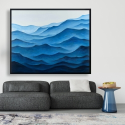 Encadré 48 x 60 - Océan bleu