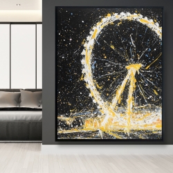 Encadré 48 x 60 - London eye abstrait